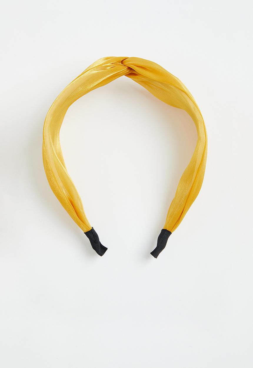 edit - Kasey knotted headband - yellow