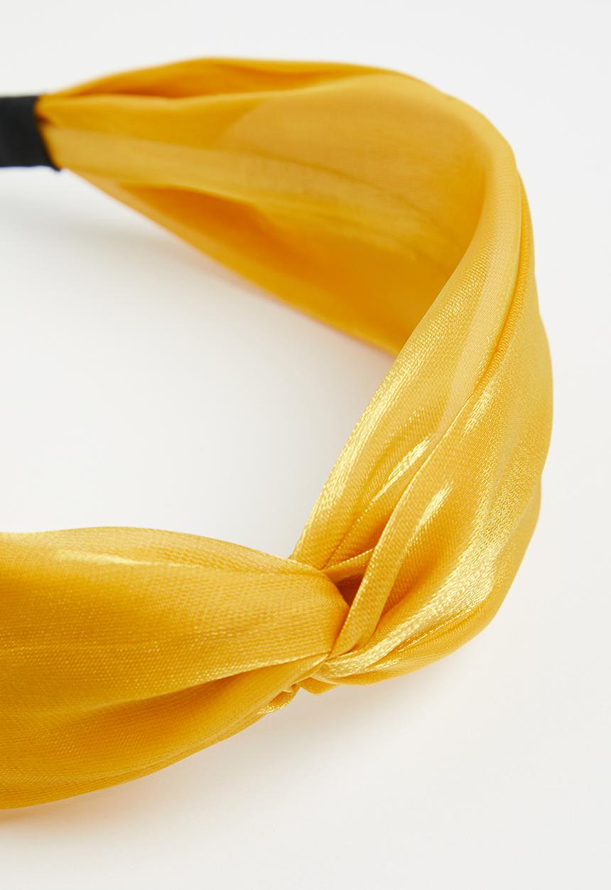 edit - Kasey knotted headband - yellow