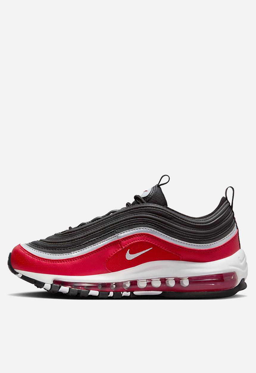 Nike - Nike air max 97 se (gs) - black/metallic silver/varsity red/white