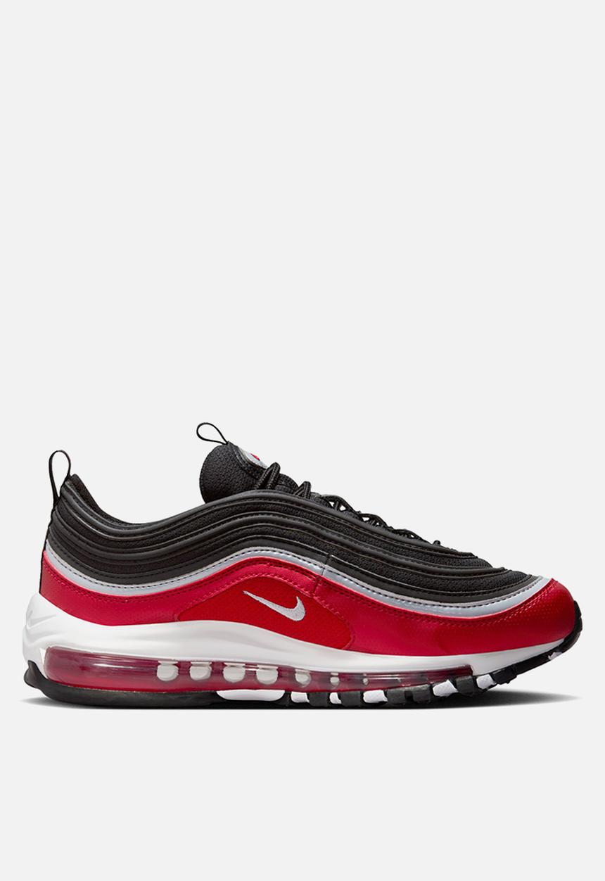 Nike - Nike air max 97 se (gs) - black/metallic silver/varsity red/white