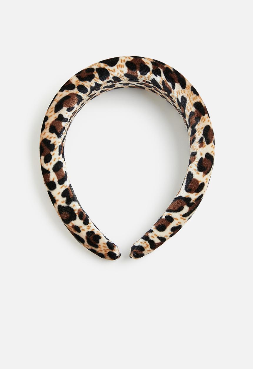 Superbalist - Leopard print aliceband - brown & black