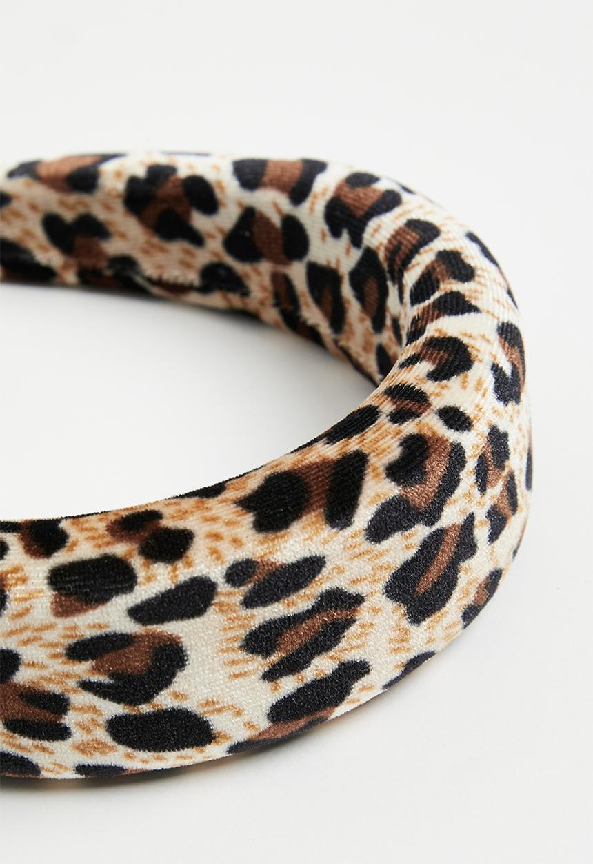 Superbalist - Leopard print aliceband - brown & black