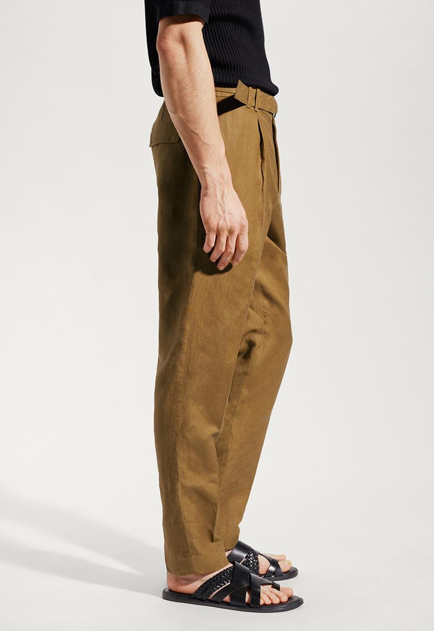 MANGO - Trousers orso - khaki