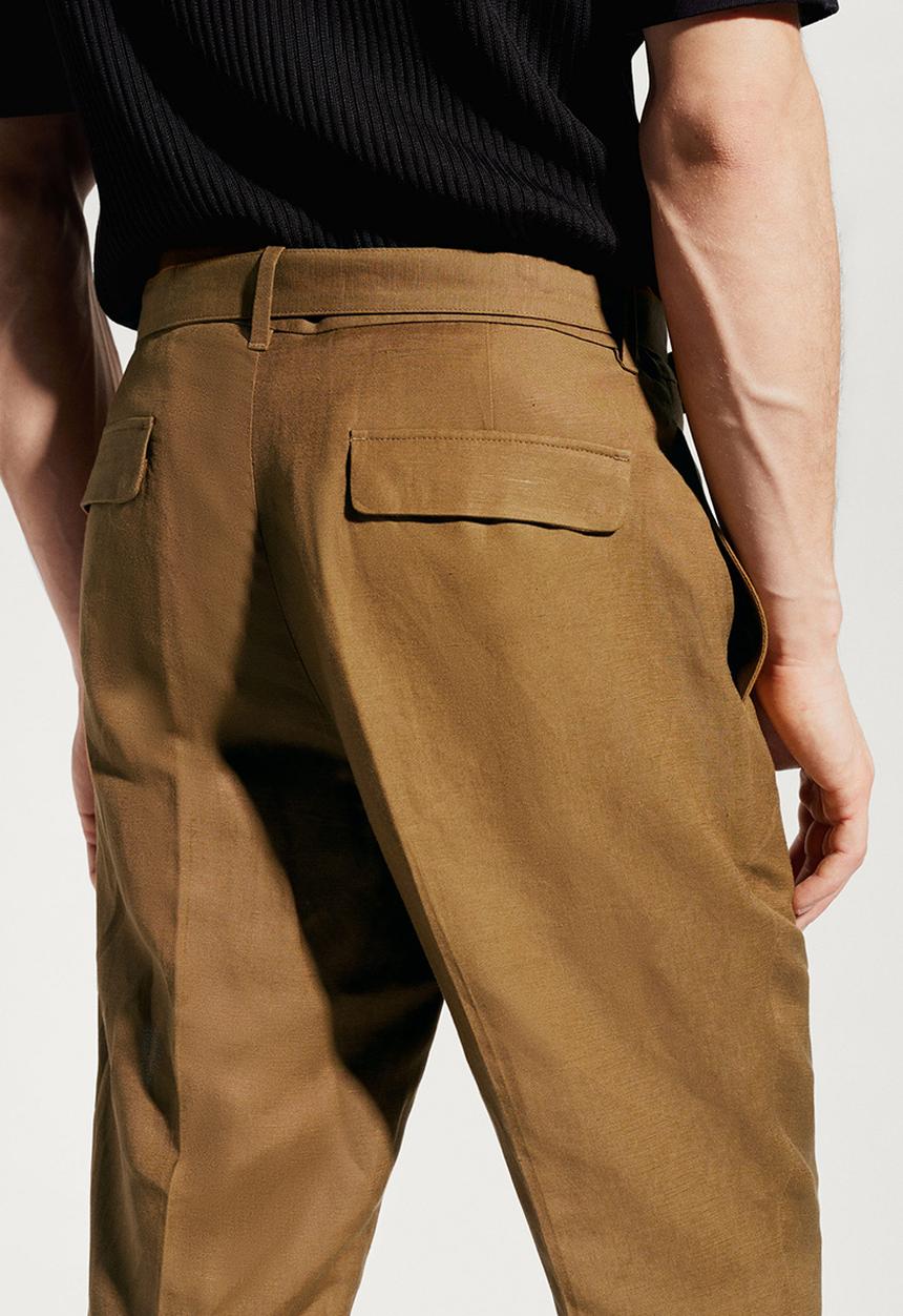 MANGO - Trousers orso - khaki