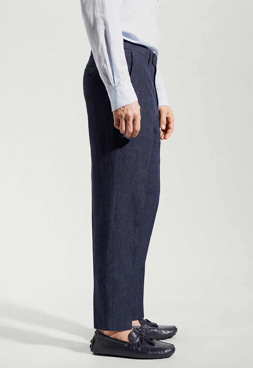 MANGO - Trousers miami - navy