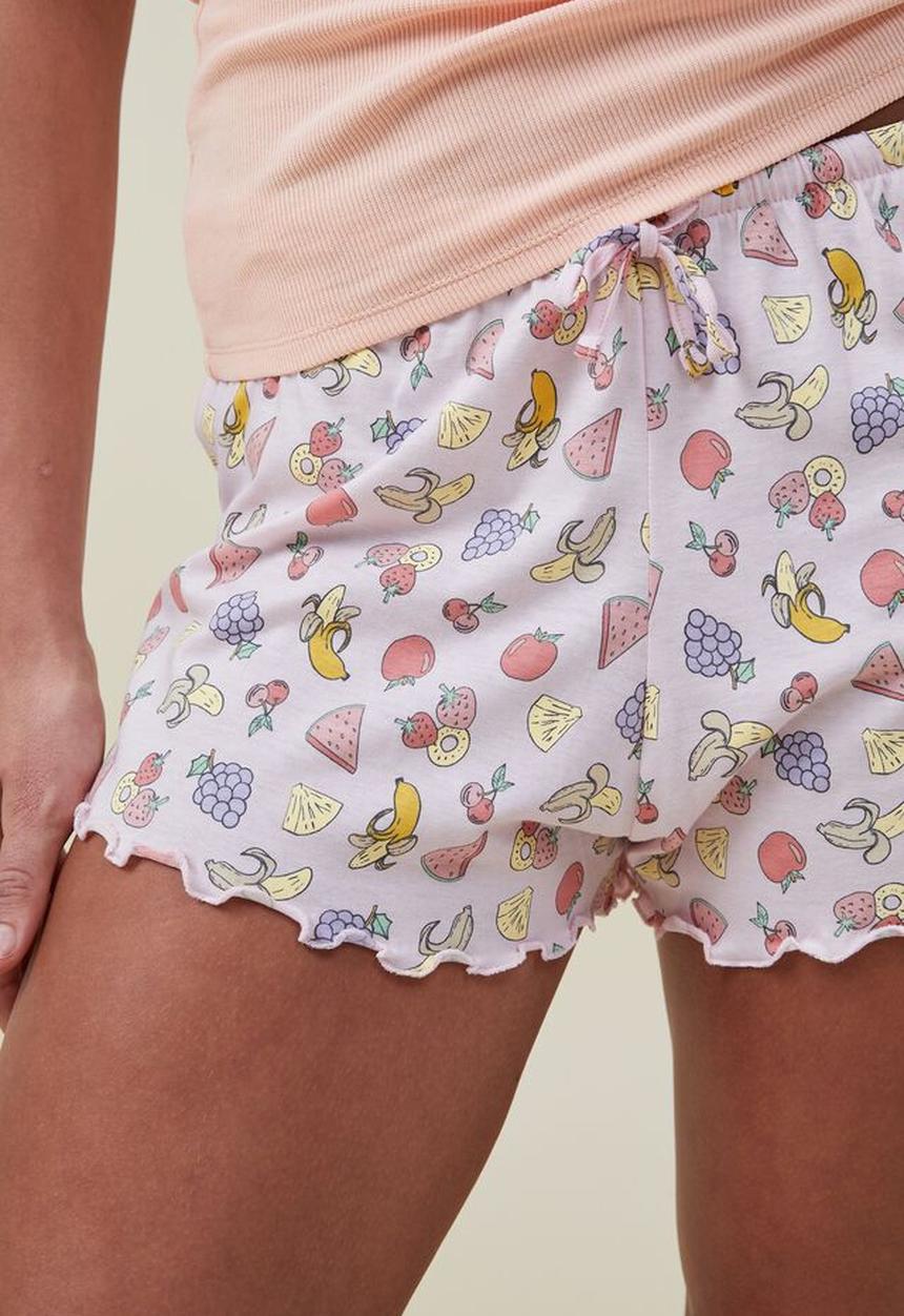 Cotton On - Body jersey sleep short - fruit salad yardage