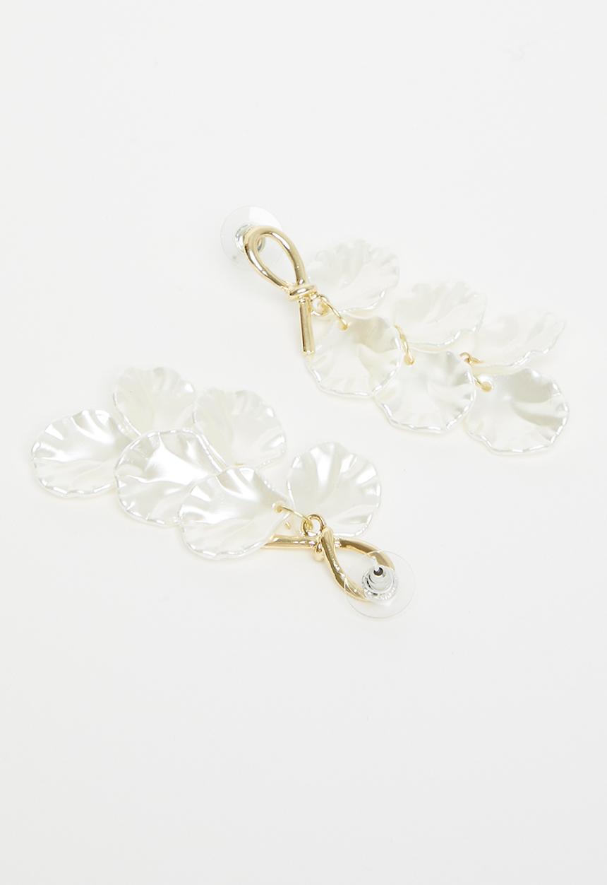 Superbalist - Miley faux pearl earrings - cream