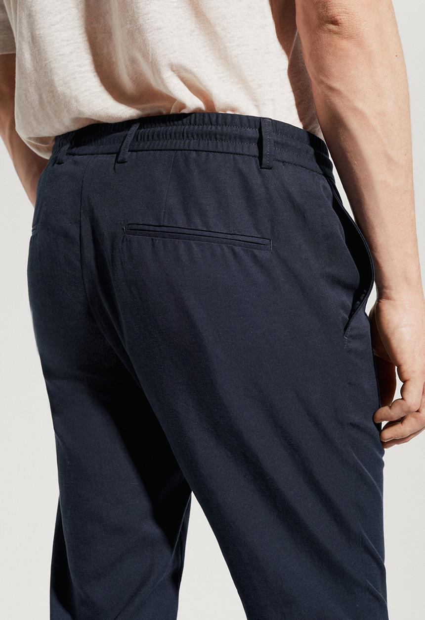 MANGO - Trousers darren - navy