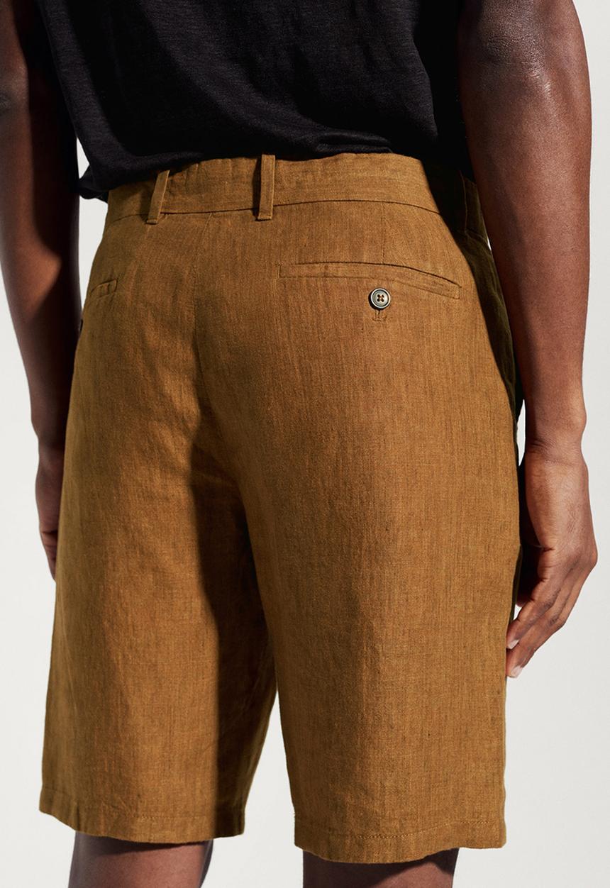 MANGO - Bermuda shorts carp - brown