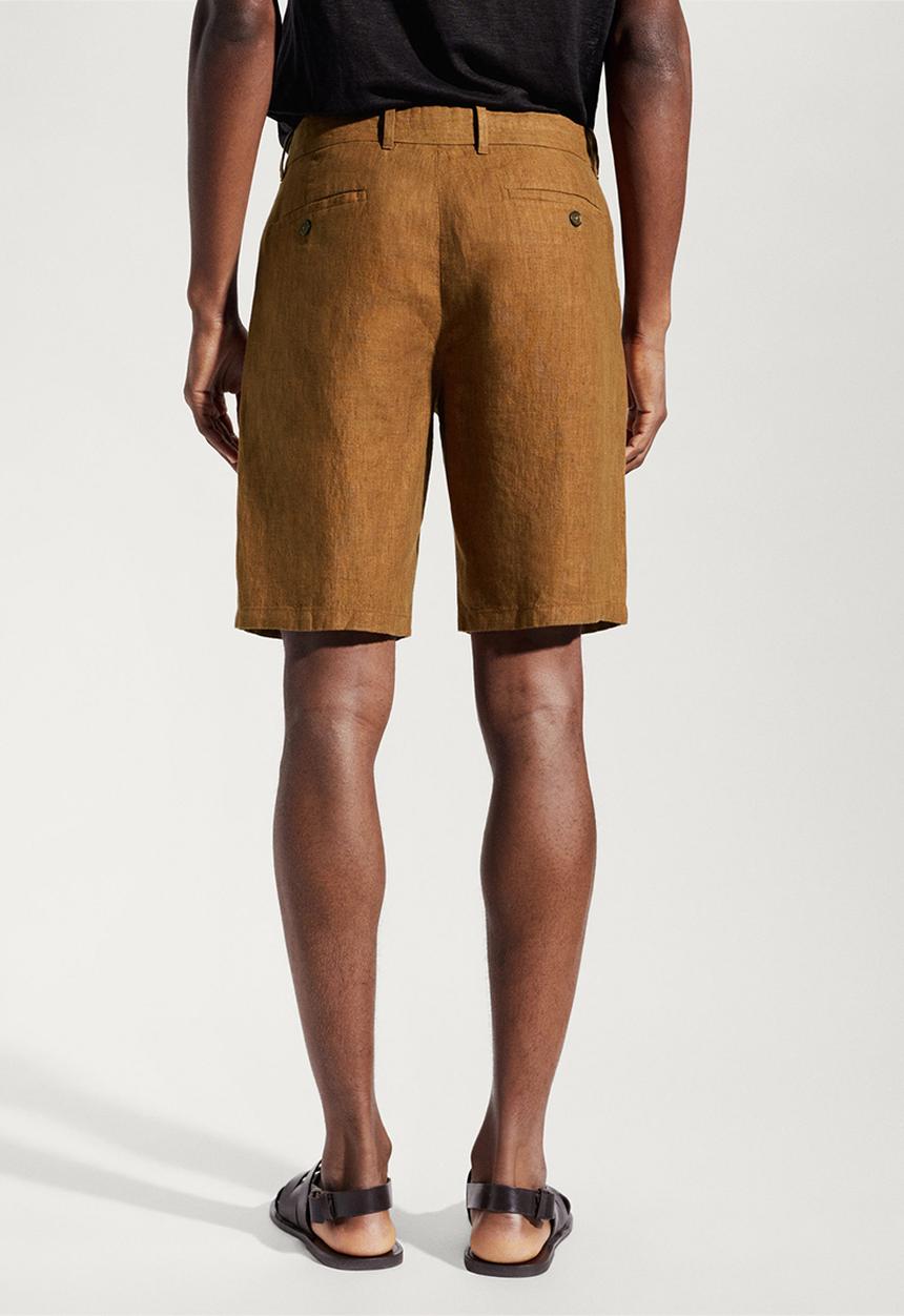 MANGO - Bermuda shorts carp - brown