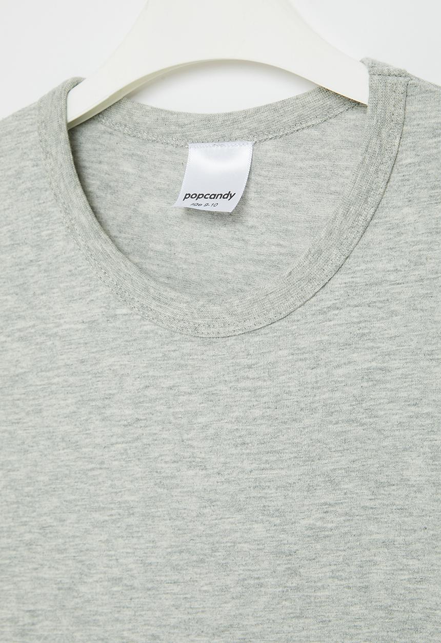 Pop Candy - Basic tee - grey