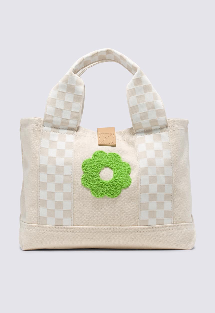 Vans - Mended check mini tote - mashmallow