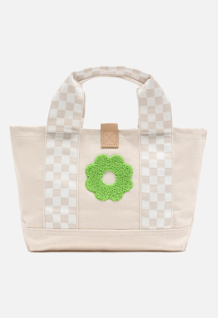 Vans - Mended check mini tote - mashmallow