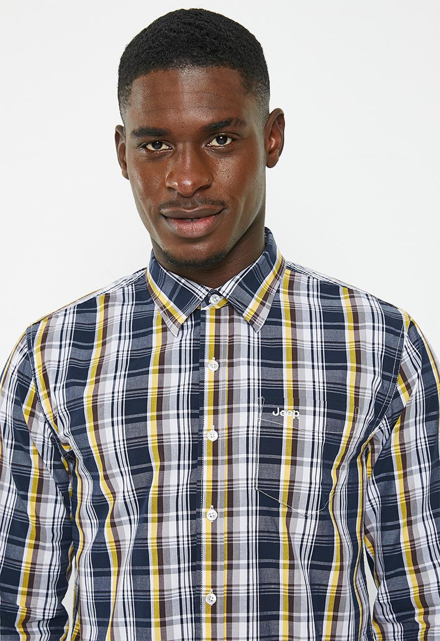 JEEP - Long sleeve yarn dyed check - multi