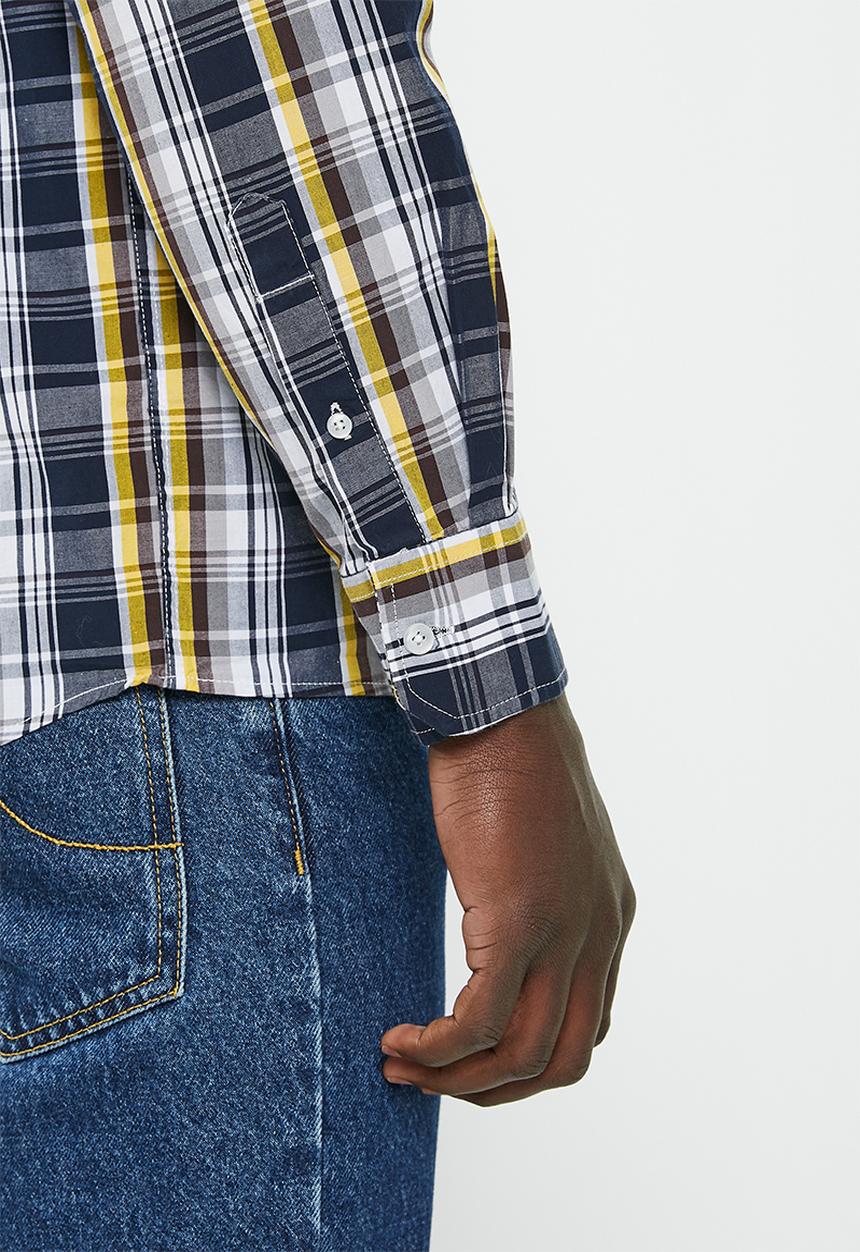JEEP - Long sleeve yarn dyed check - multi