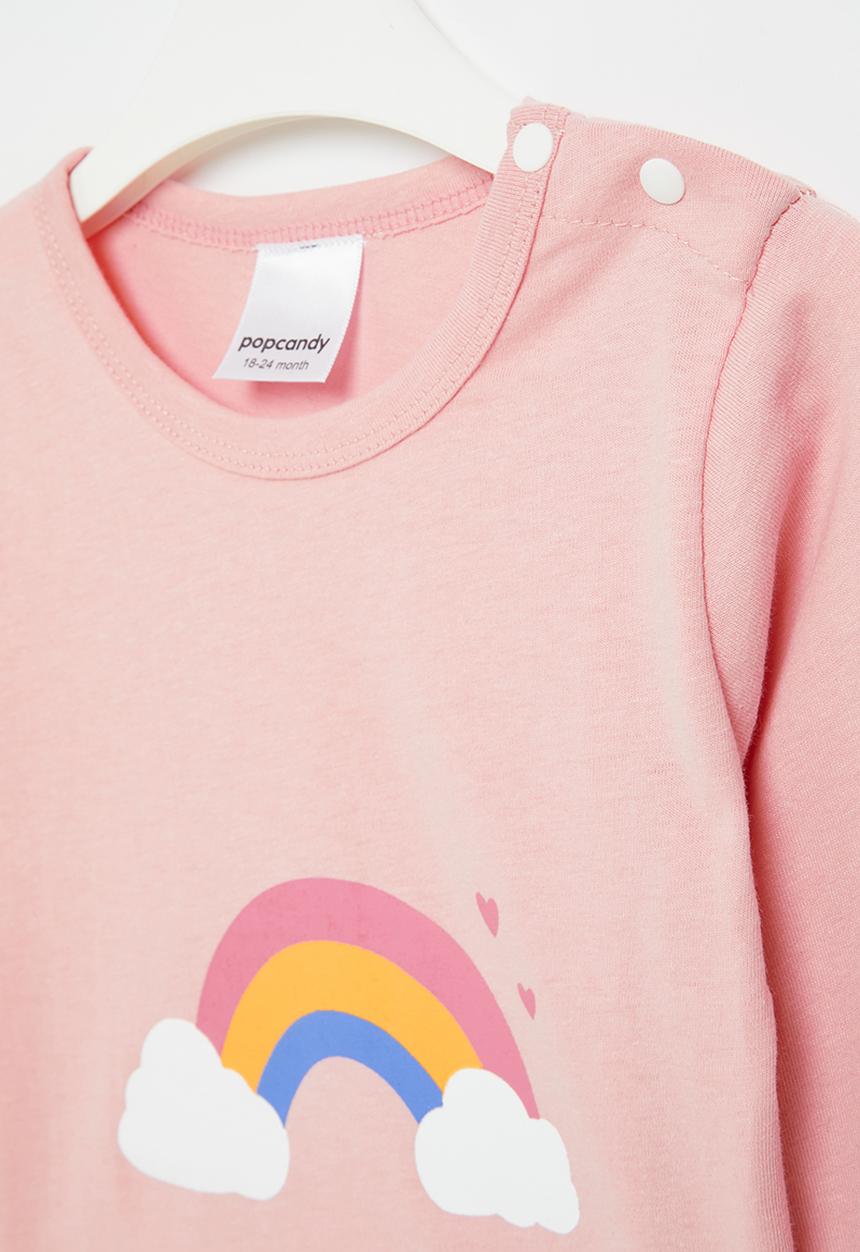 Pop Candy - Rainbow tee - pink