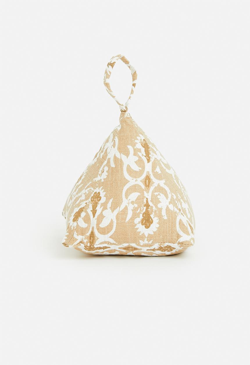 H&S - Printed doorstopper - brown