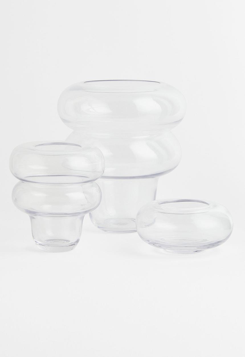 H&M - Large glass vase - transparent
