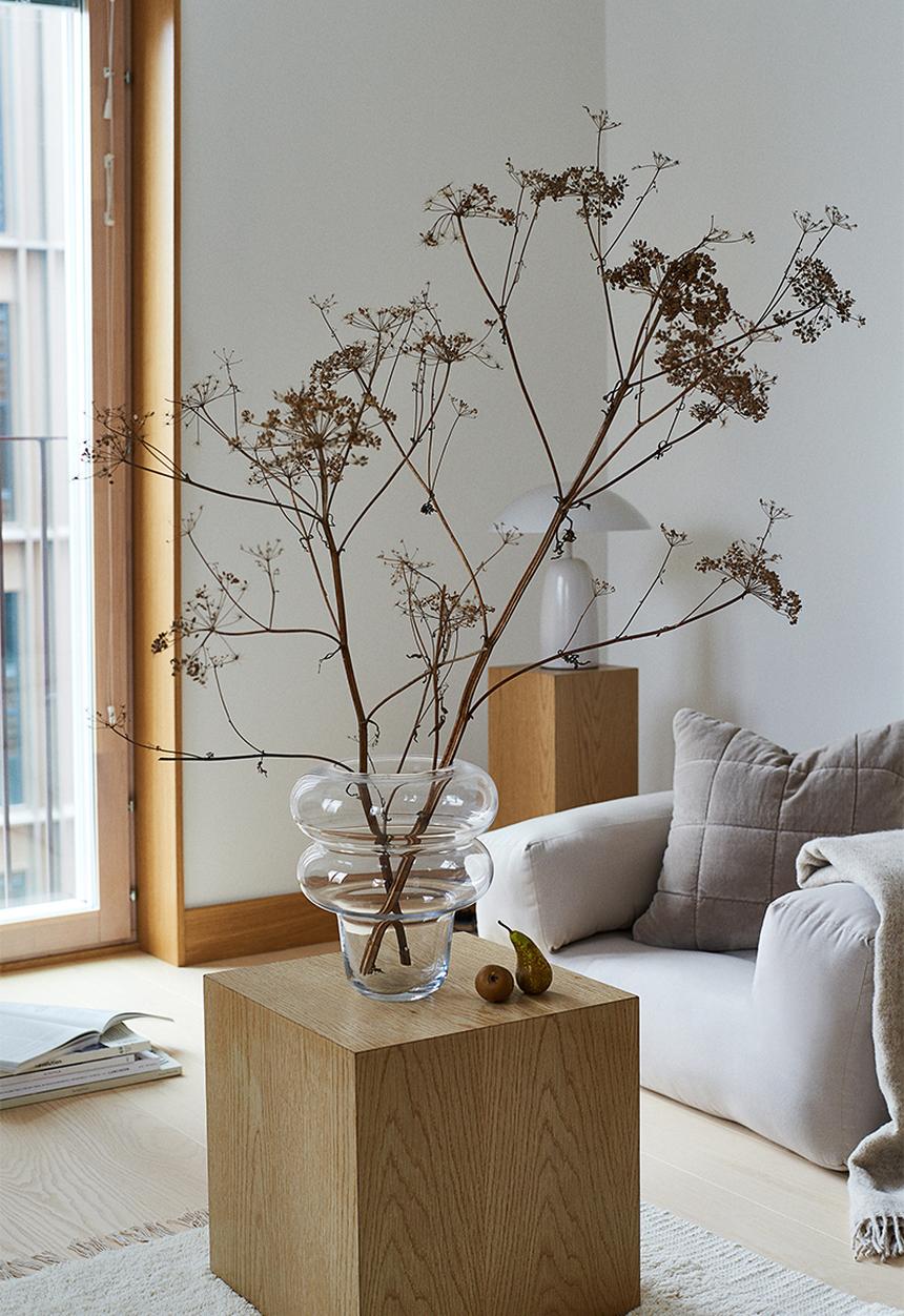 H&M - Large glass vase - transparent