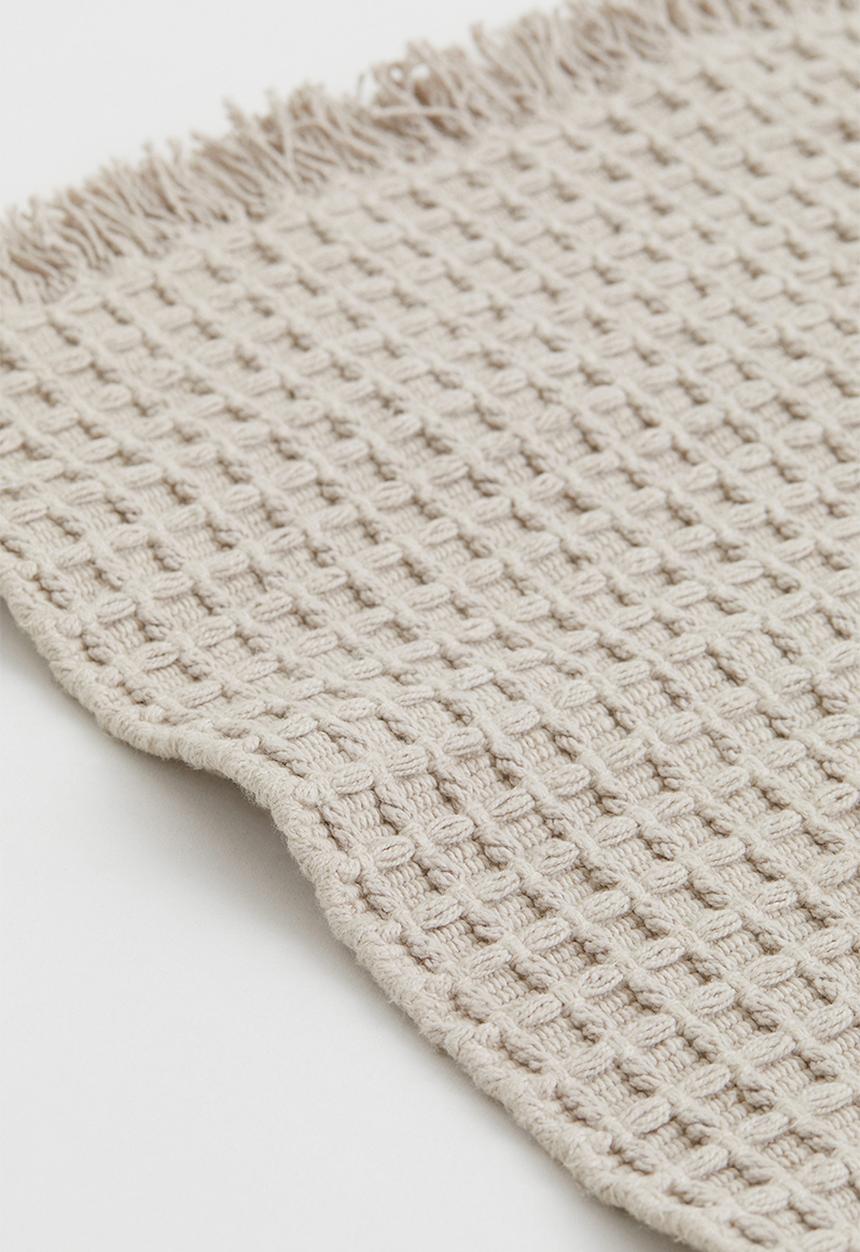 H&M - Waffled bath mat - greige