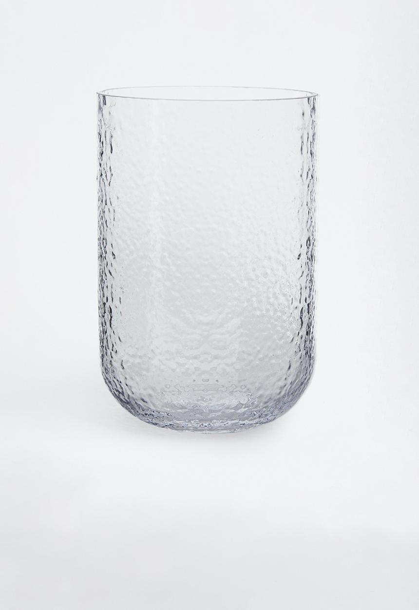 H&M - Large glass vase - clear glass