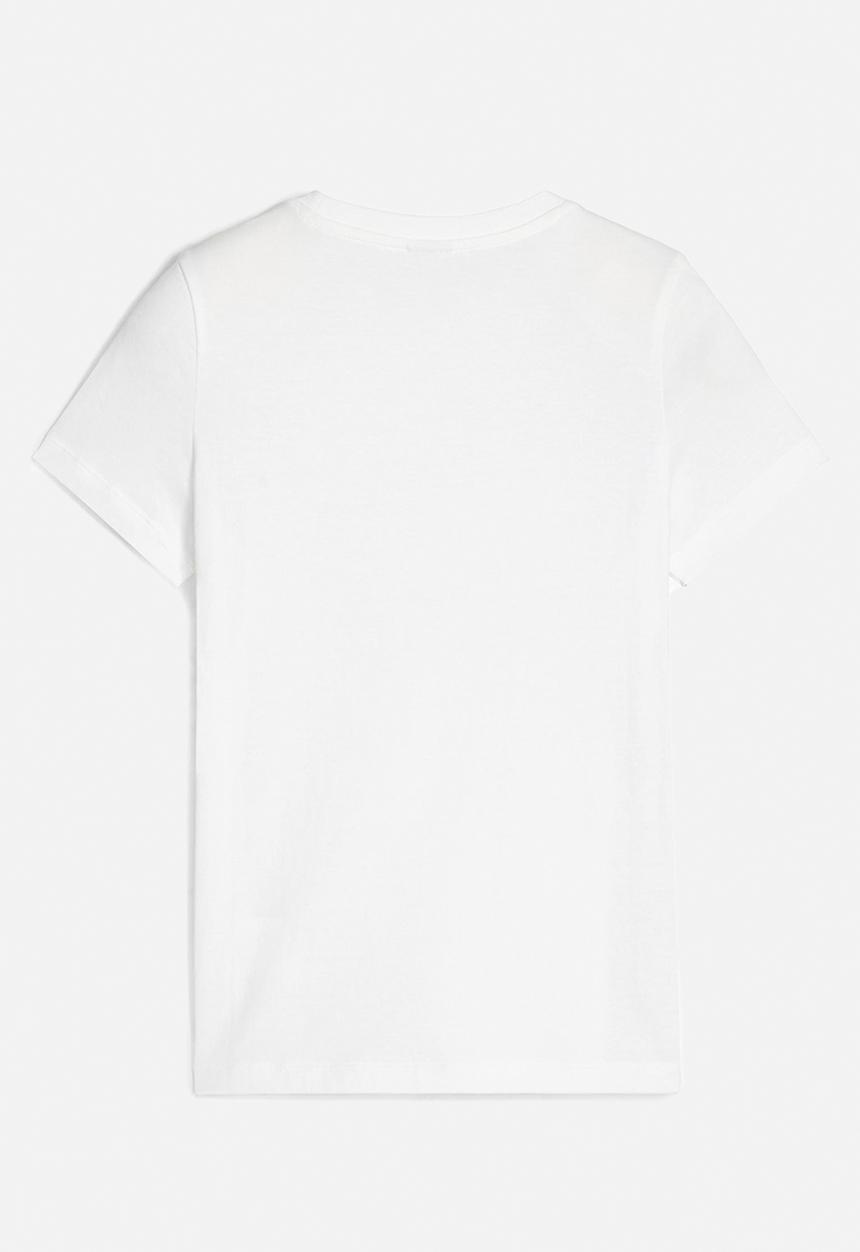 PUMA - Classics iridescent logo tee g - puma white