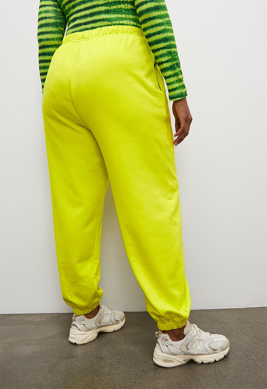 Blake - Slouch track pant - lime