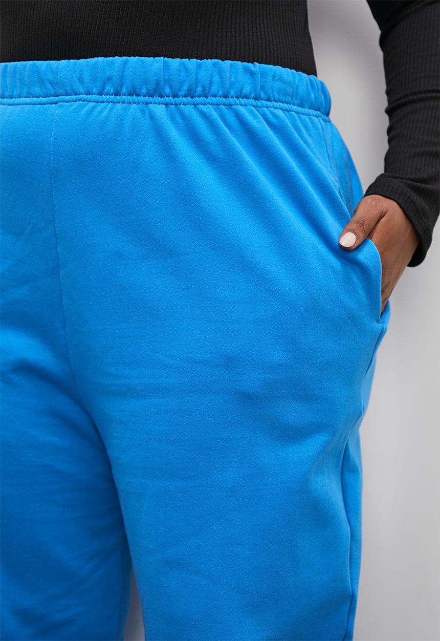 Blake - Slouch track pant - turqoise