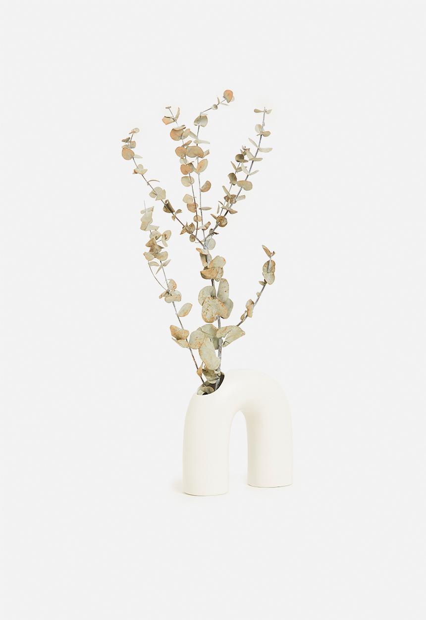 H&S - Arch vase - white
