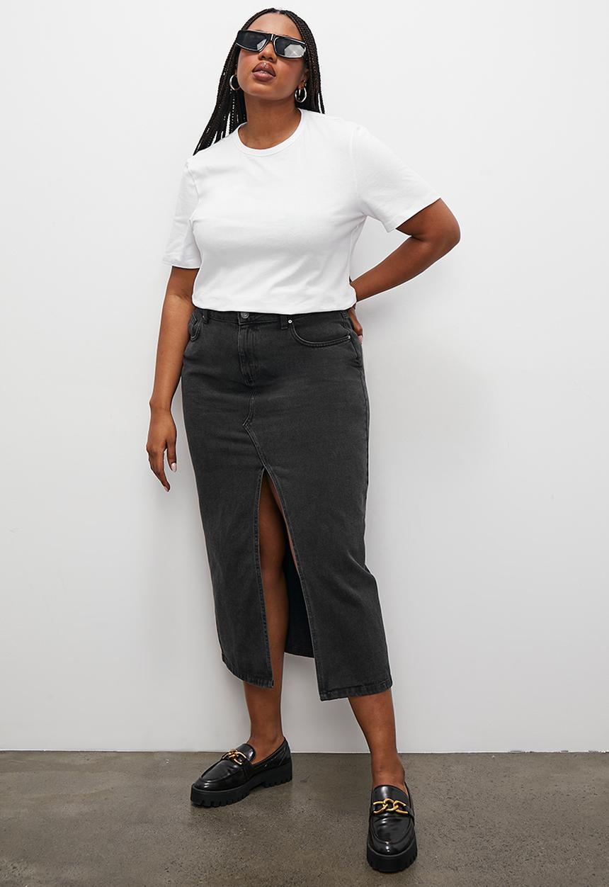 Superbalist - 2 pack plain basic crew tee - black and white