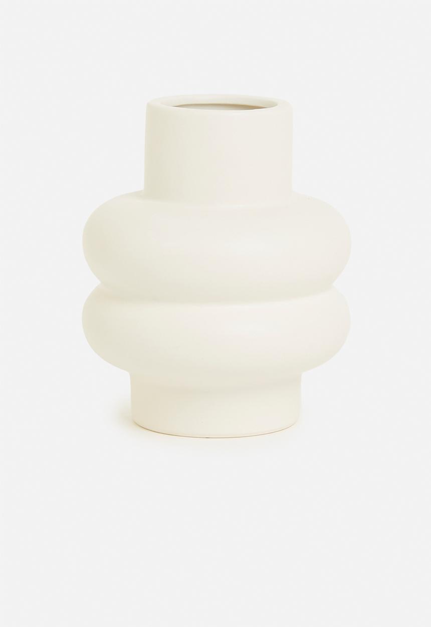 H&S - Tube vase - white