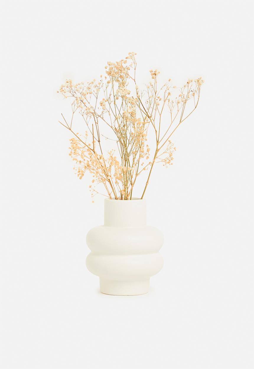 H&S - Tube vase - white