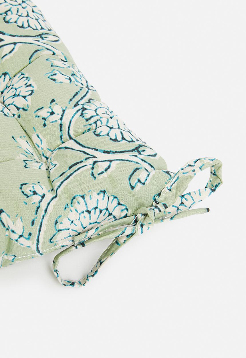 H&S - Block chair pad - green