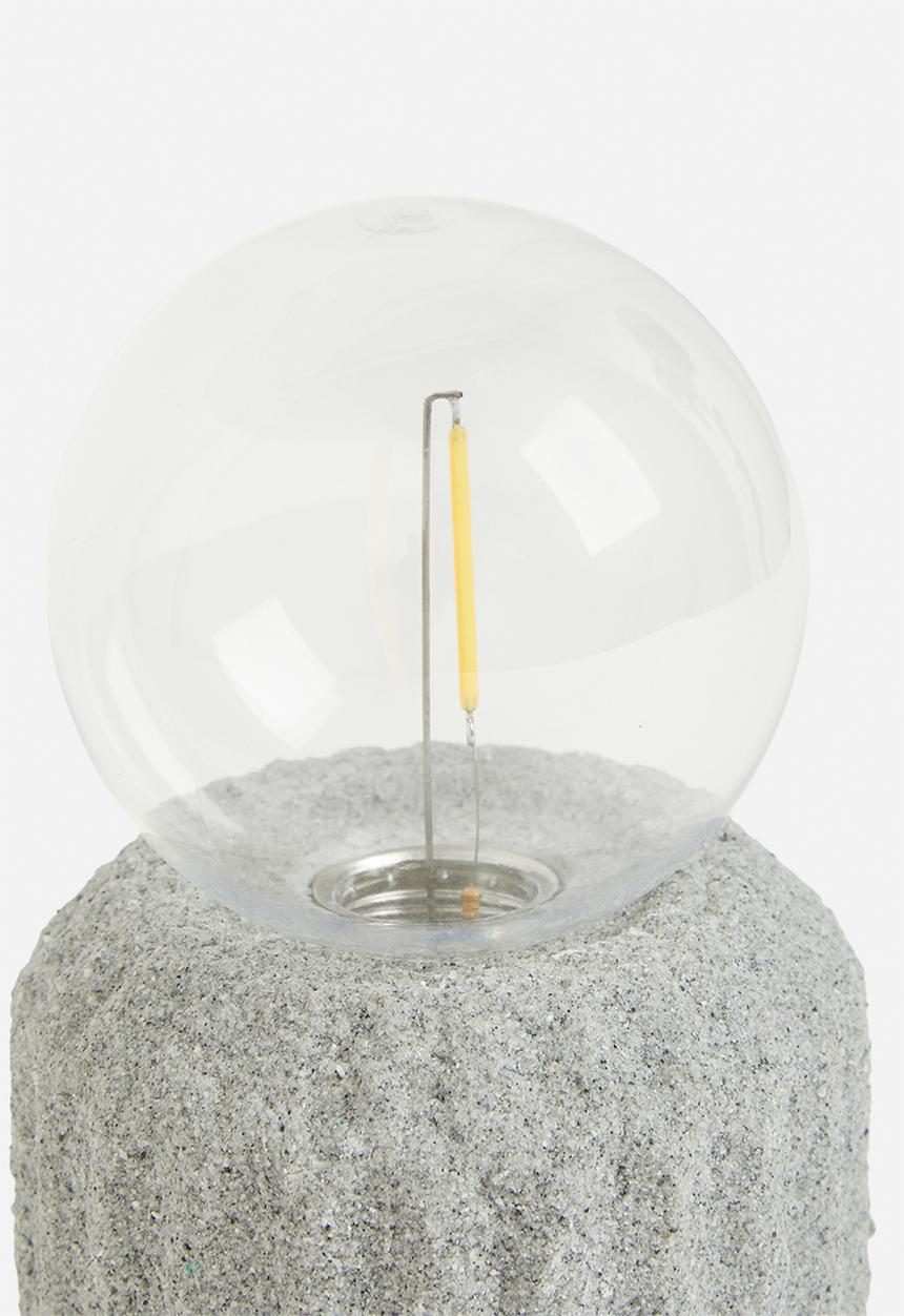 H&S - Liya led battery operated lamp  - grey