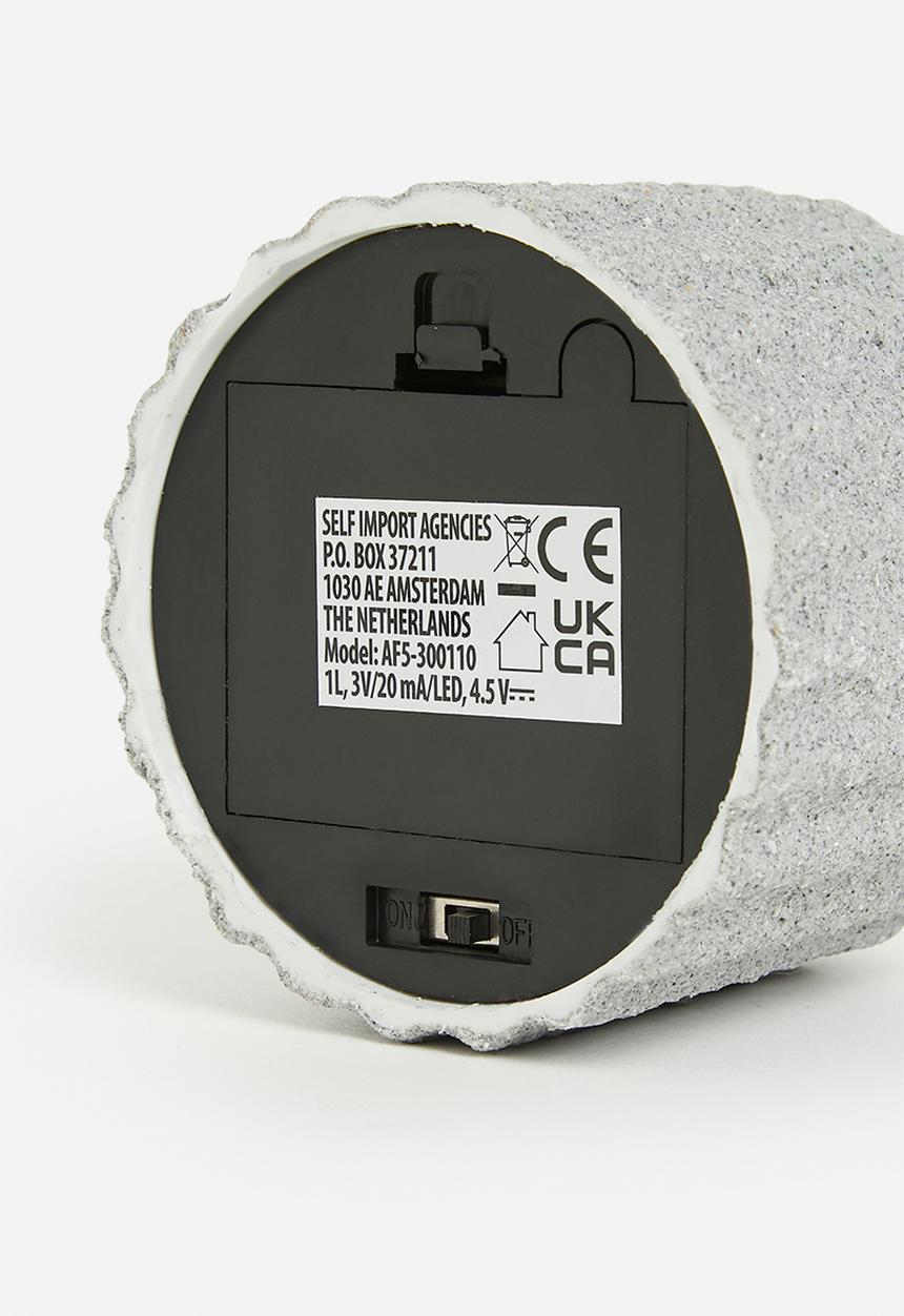 H&S - Liya led battery operated lamp  - grey