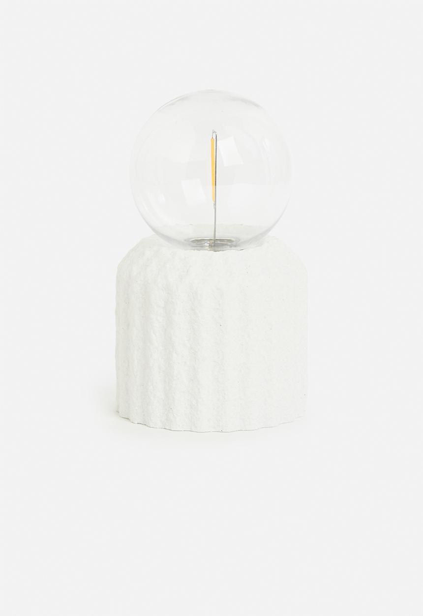 H&S - Liya led battery operated lamp  - white