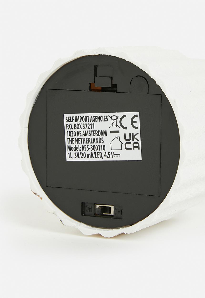 H&S - Liya led battery operated lamp  - white