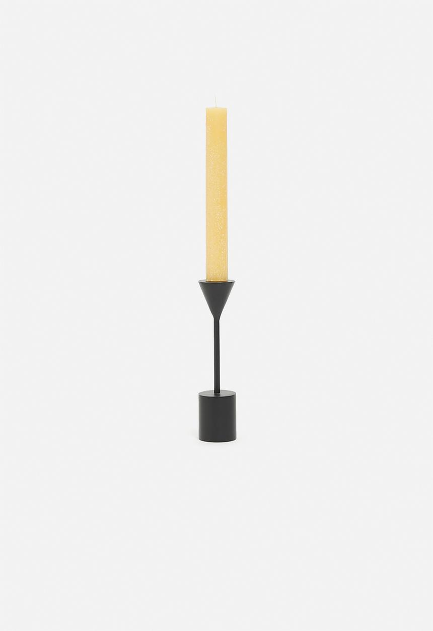 H&S - Dinner candle set of 2 - ochre