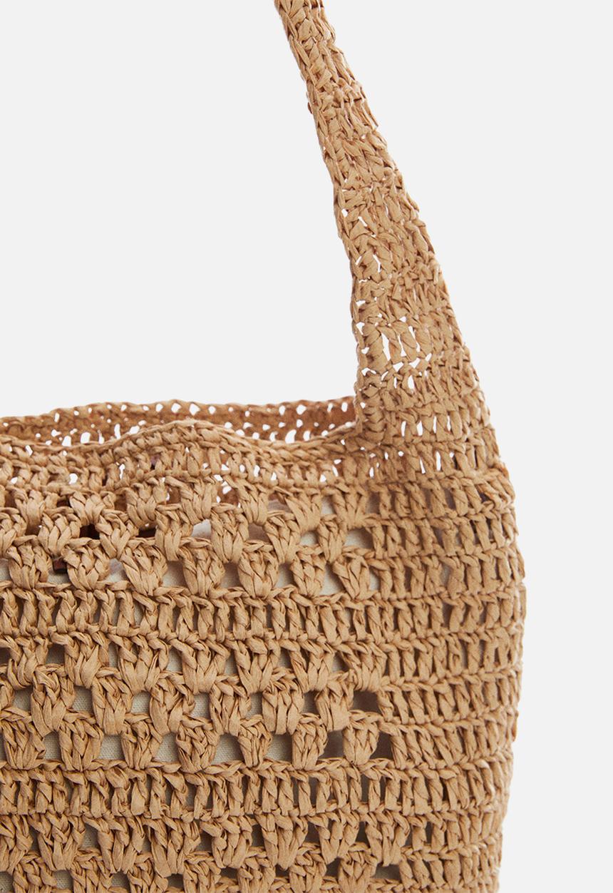 MANGO - Bag tarida - medium brown