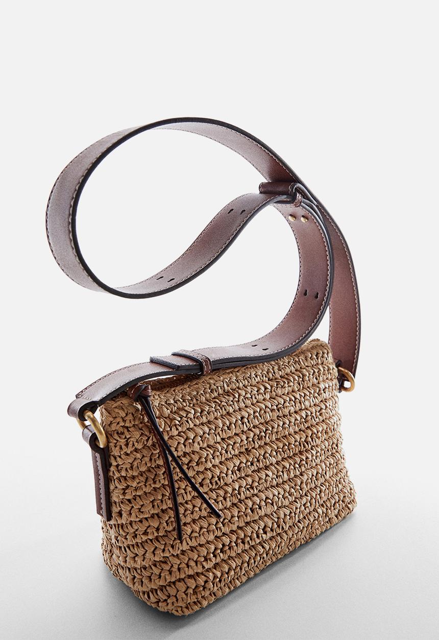 MANGO - Bag tarida - medium brown