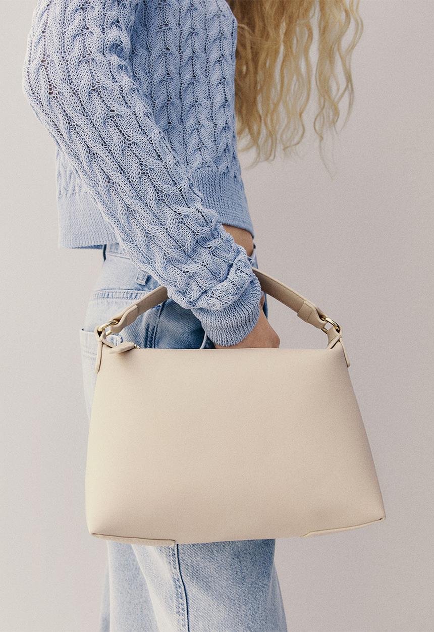 MANGO - Bag agra - off white