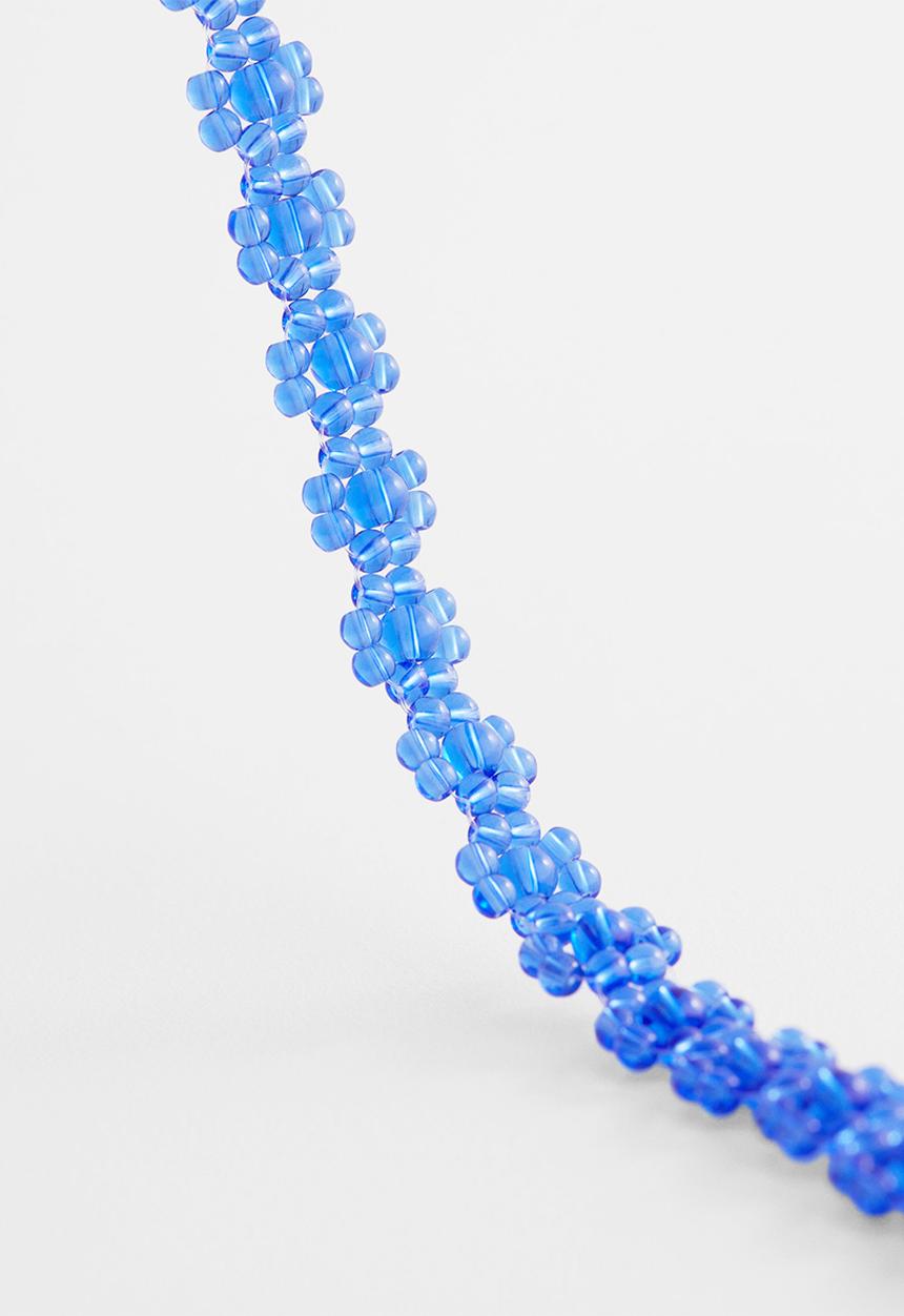 MANGO - Necklace panna - blue