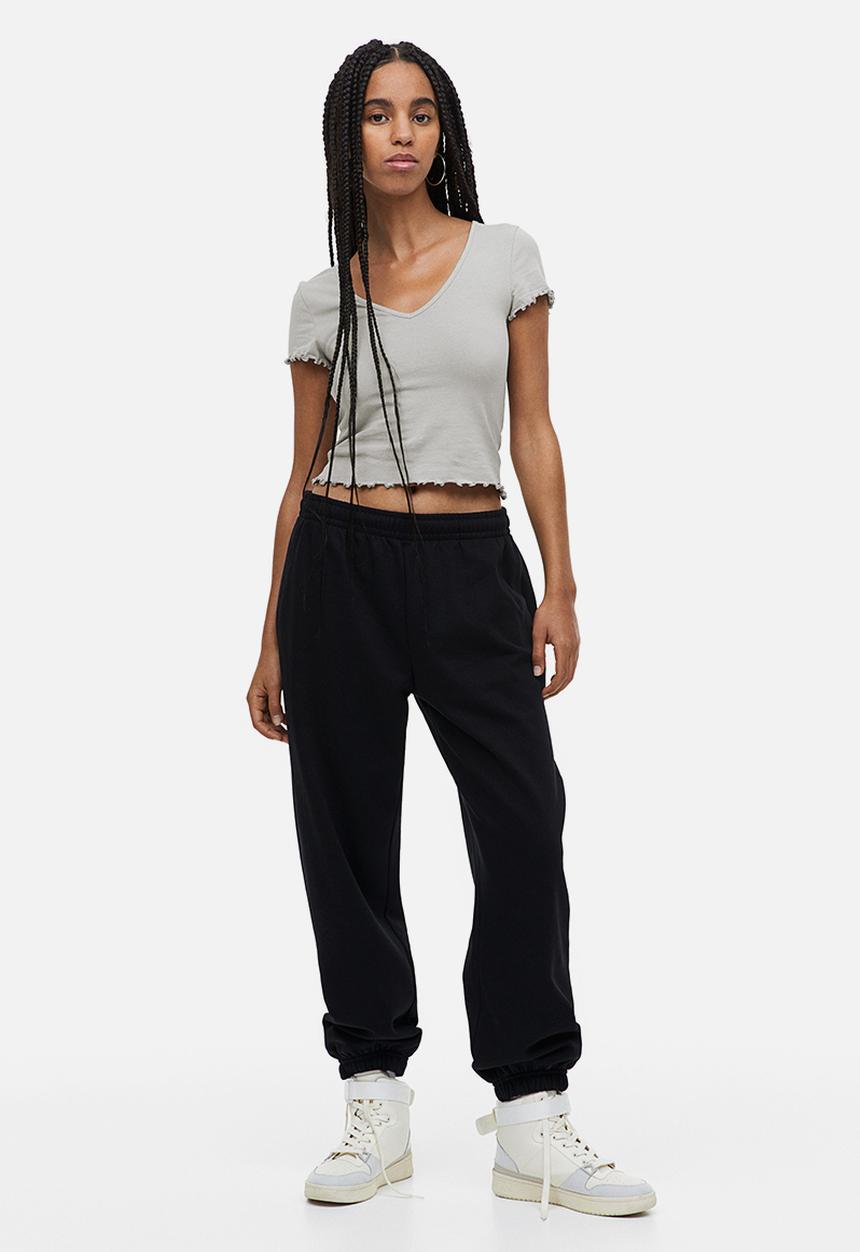 H&M - Oversized joggers - black
