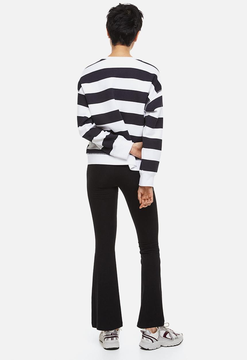 H&M - Flared leggings - black
