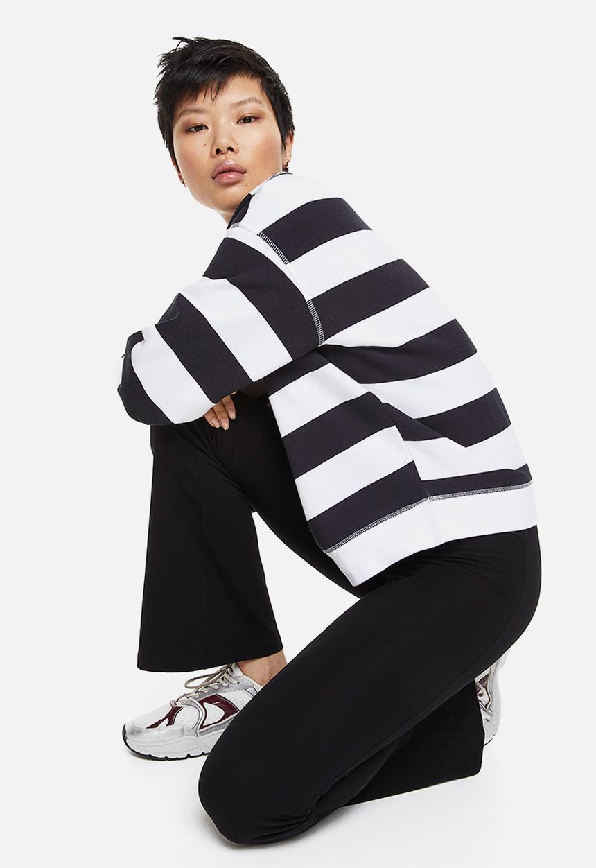 H&M - Flared leggings - black