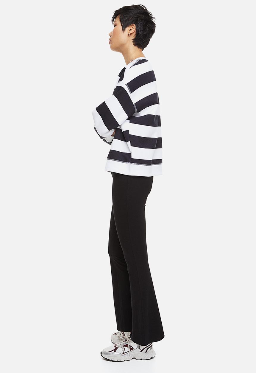H&M - Flared leggings - black