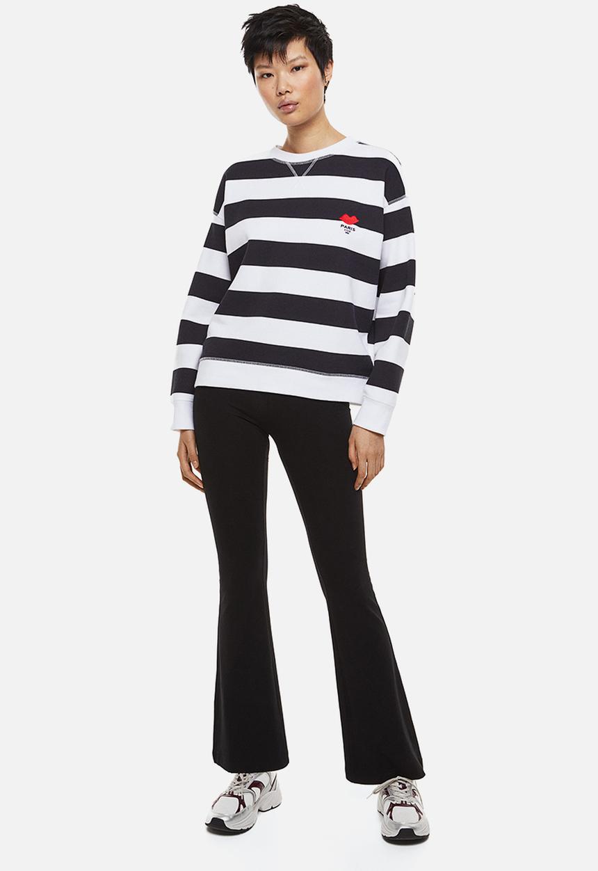 H&M - Flared leggings - black