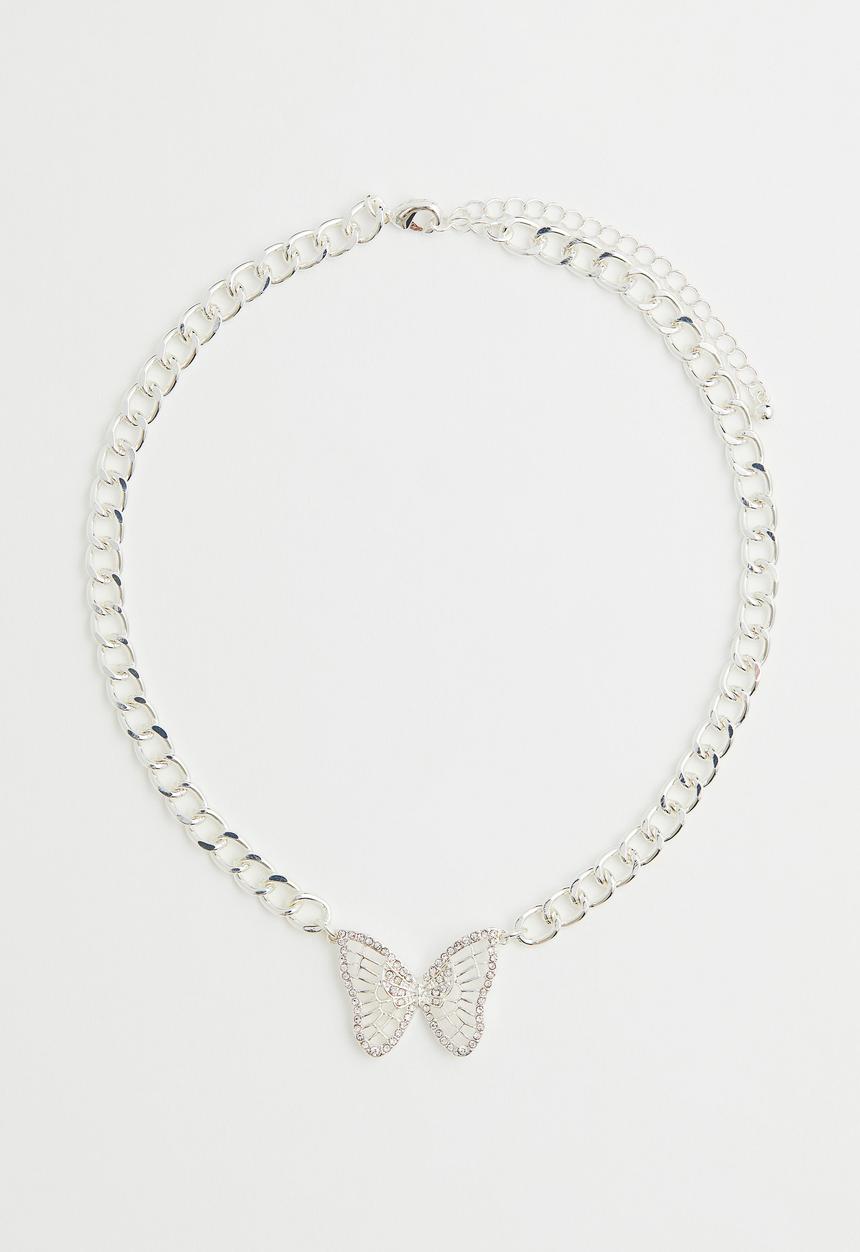 H&M - Necklace - silver-coloured
