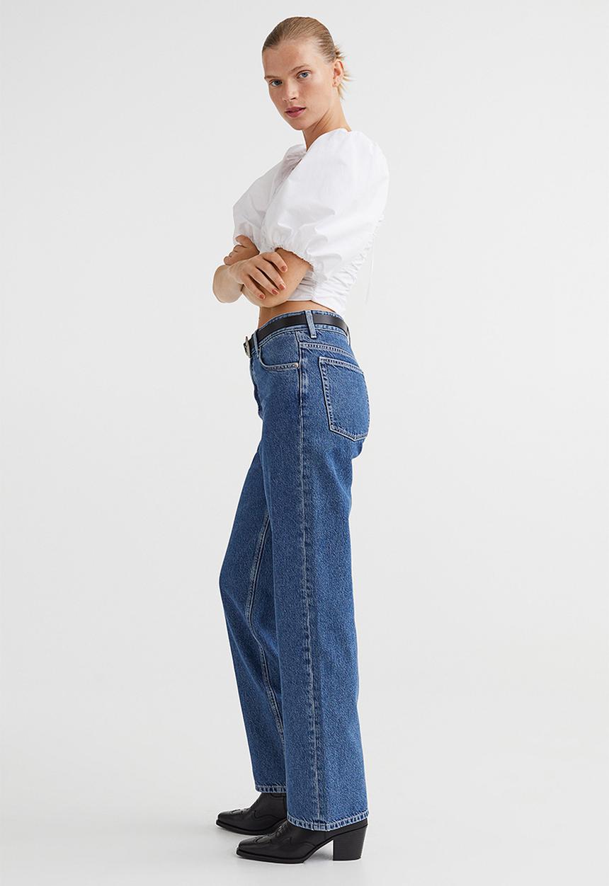 H&M - Straight regular jeans - denim blue 