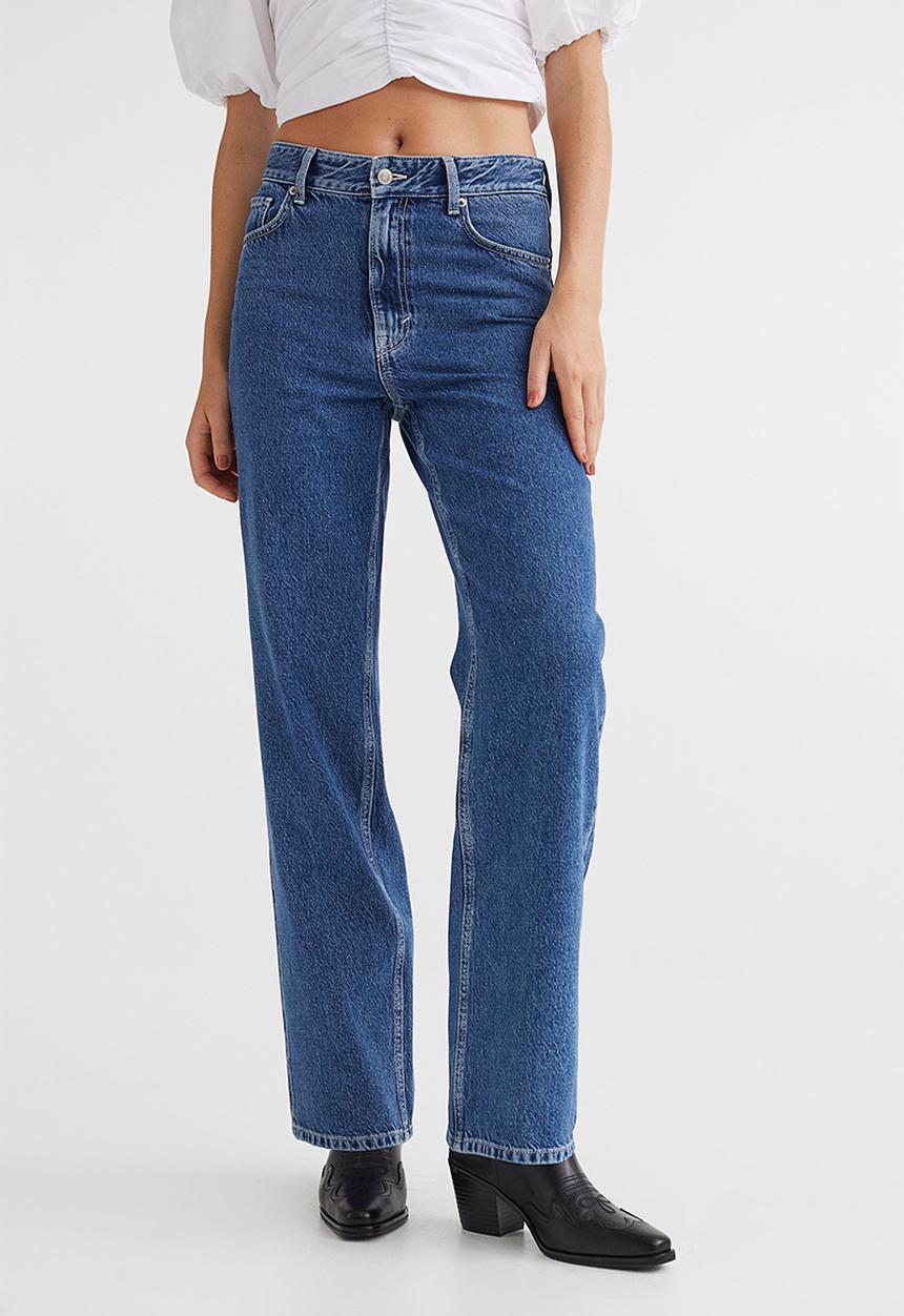 H&M - Straight regular jeans - denim blue 